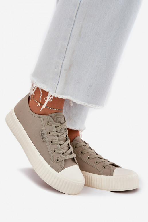 materiál Bežná obuv s platformou Big Star RR274779 sivá