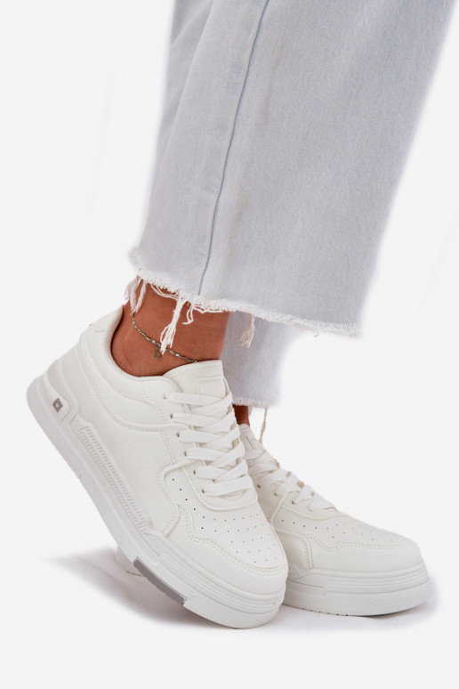 Nízka Tenisky model obuvi Dámske Big Star RR274A310 HI-POLY SYSTEM biela farba