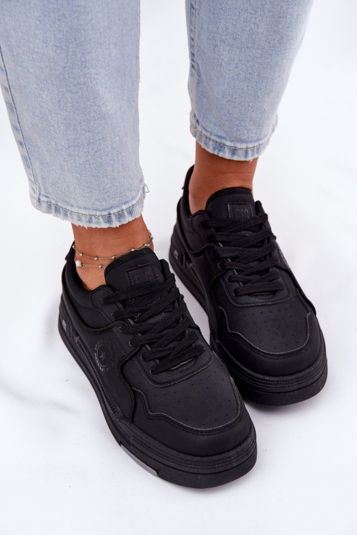 Nízka Tenisky model obuvi Dámske Big Star RR274A311 HI-POLY SYSTEM čierna