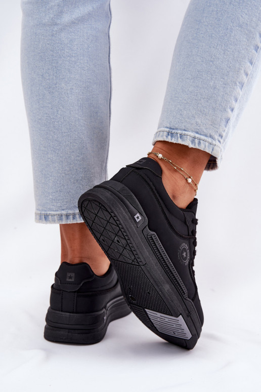 Nízka Tenisky model obuvi Dámske Big Star RR274A311 HI-POLY SYSTEM čierna