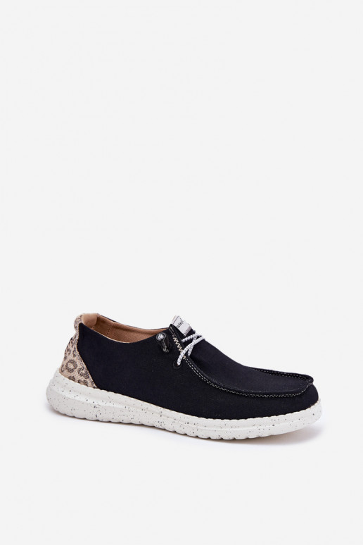 Jednoduché materiál topánky Dámske McKeylor 96116 čierna