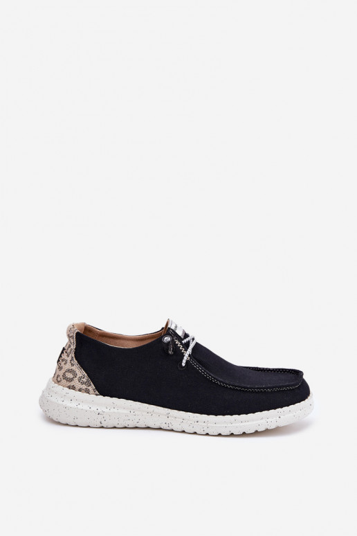 Jednoduché materiál topánky Dámske McKeylor 96116 čierna