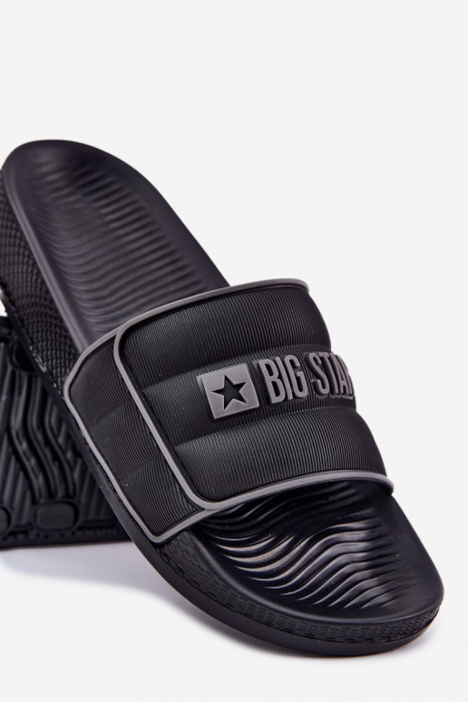 pánske Papuče Big Star RR174A043 čierna pánske Papuče Big Star RR174A043 čierna