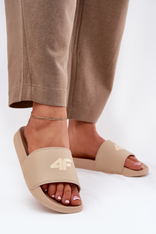 Dámske papuče 4F 4FRMM00FSLIF010-83S béžová