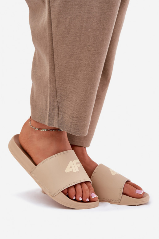 Dámske papuče 4F 4FRMM00FSLIF010-83S béžová
