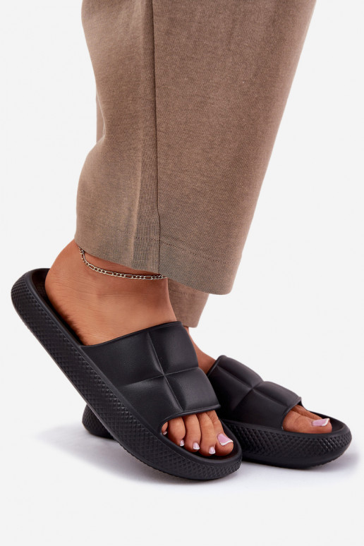 Ľahké papuče Dámske papuče LEE MAYA SLIDER INOMEN LOIN 50251016 čierna