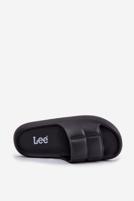 Ľahké papuče Dámske papuče LEE MAYA SLIDER INOMEN LOIN 50251016 čierna