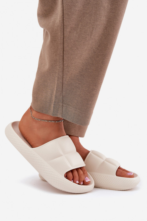 Ľahké papuče Dámske papuče LEE MAYA SLIDER INOMEN LOIN 50251016 béžová