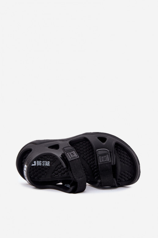 Ľahké papuče sandále deti Big Star RR374513 čierna