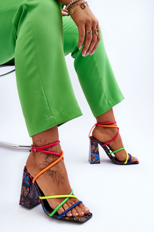 Módne Sandále na vysokom podpätku Rôzne farby Josette