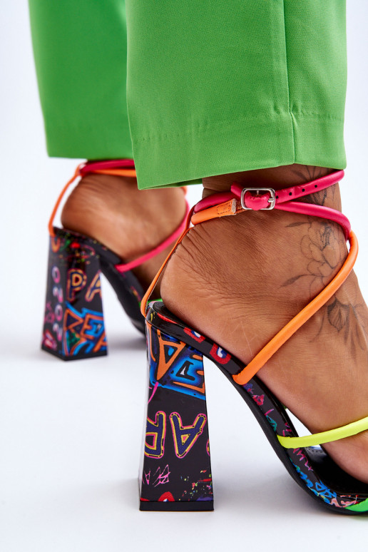 Módne Sandále na vysokom podpätku Rôzne farby Josette