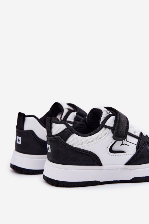 Jednoduché Tenisky model obuvi deti Big Star RR374052 biely-čierna