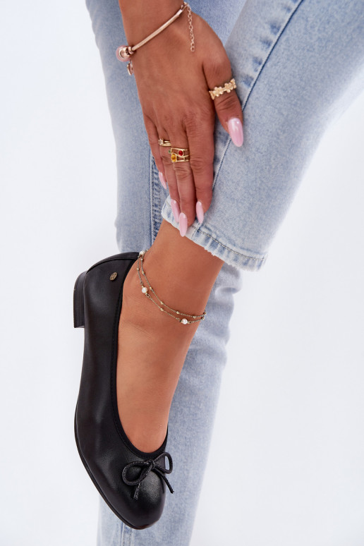 Balerínky Dámske Máciejka P6800-01 čierna Balerínky Dámske Máciejka P6800-01 čierna