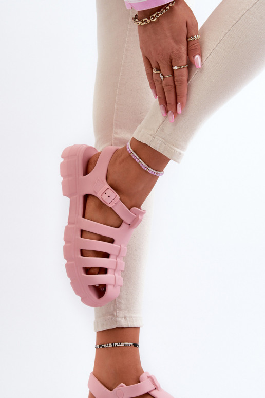 Dámske Ľahké papuče sandále Ružová Gasaria