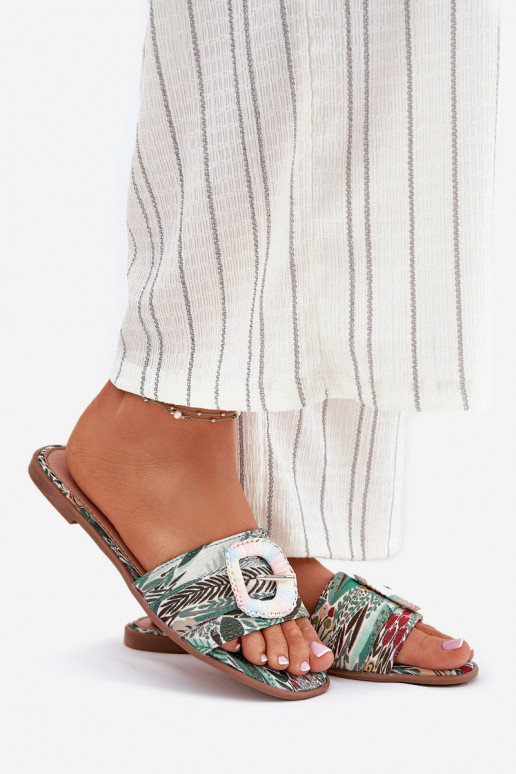 rovná sa Dámske papuče ozdobiť s prackami Rôzne farby Clariola