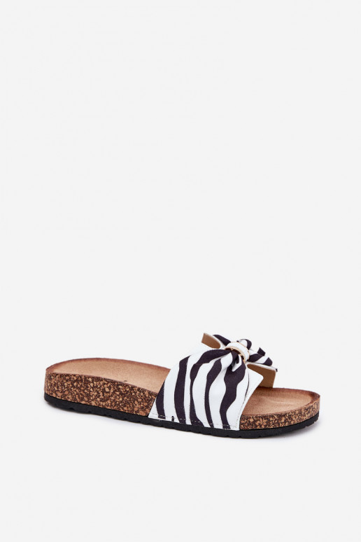 Dámske papuče s platformou Zebra Mevuna