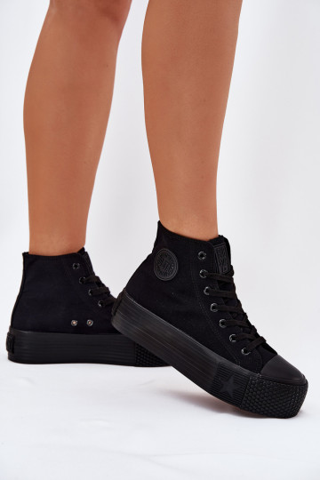 Bežná obuv s platformou Big Star RR274742 čierna