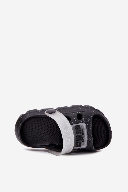Ľahké papuče Papuče deti Big Star RR374503 čierna