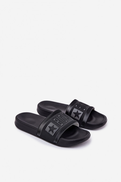 pánske Papuče Big Star RR174A053 čierna pánske Papuče Big Star RR174A053 čierna