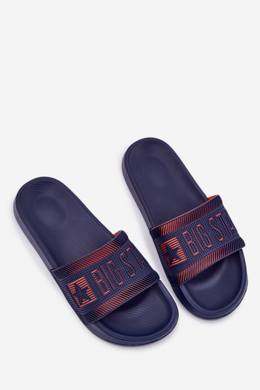 pánske Papuče Big Star RR174A052 tmavomodrá pánske Papuče Big Star RR174A052 tmavomodrá