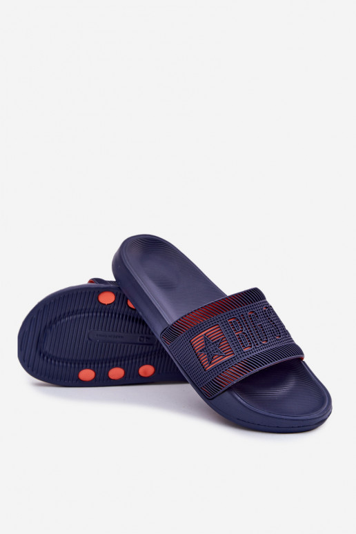 pánske Papuče Big Star RR174A052 tmavomodrá pánske Papuče Big Star RR174A052 tmavomodrá