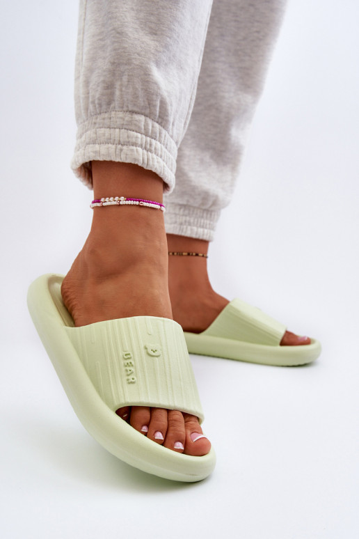 Papuče Ľahké papuče Dámske Jednoduché zelená farba Fenicva Papuče Ľahké papuče Dámske Jednoduché zelená farba Fenicva