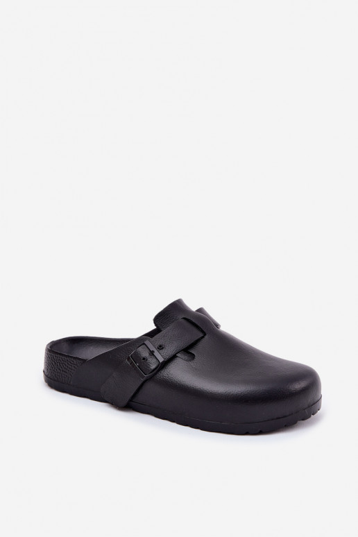 Ľahké papuče Papuče Dreváky pánske s prackami Big Star RR174A022 čierna