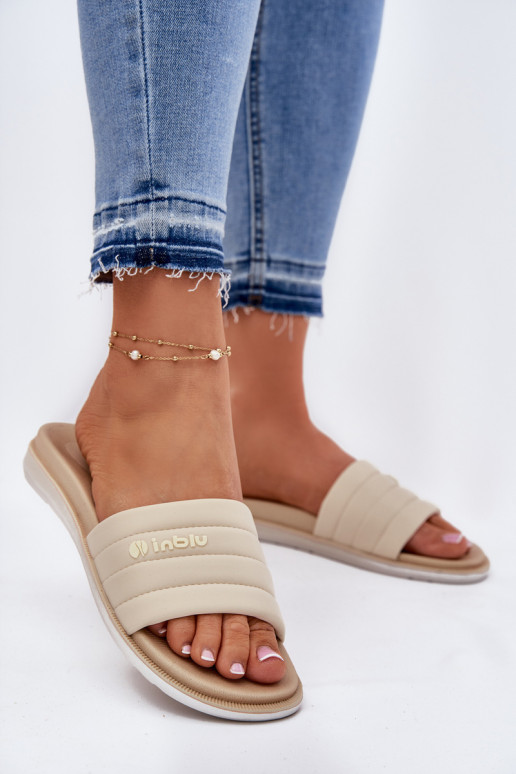 Dámske papuče Inblu SF000003 béžová Dámske papuče Inblu SF000003 béžová