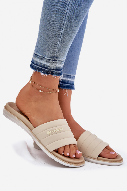 Dámske papuče Inblu SF000003 béžová Dámske papuče Inblu SF000003 béžová