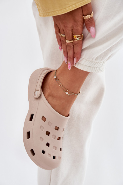 Dámske papuče Ľahké papuče LEMIGO 806 béžová