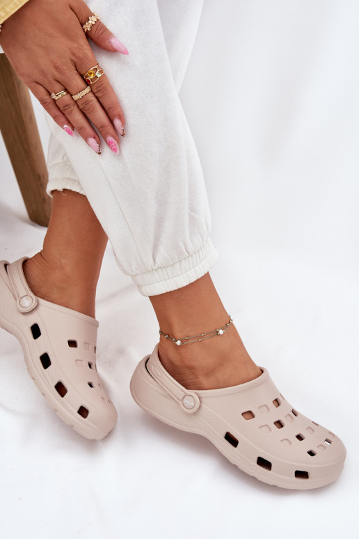 Dámske papuče Ľahké papuče LEMIGO 806 béžová