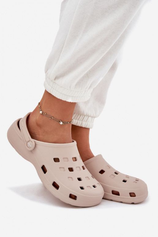 Dámske papuče Ľahké papuče LEMIGO 806 béžová