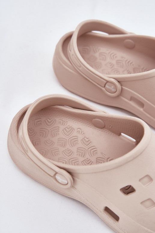 Dámske papuče Ľahké papuče LEMIGO 806 béžová