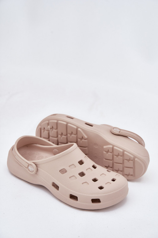 Dámske papuče Ľahké papuče LEMIGO 806 béžová