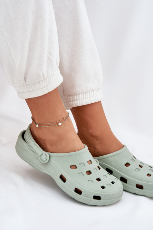 Dámske papuče Ľahké papuče LEMIGO 806 mätové farby