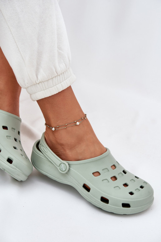 Dámske papuče Ľahké papuče LEMIGO 806 mätové farby