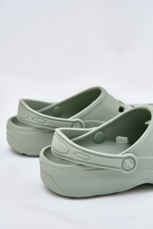 Dámske papuče Ľahké papuče LEMIGO 806 mätové farby