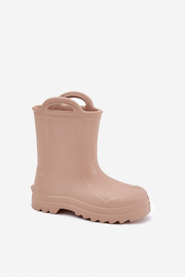 Detské gumové topánky LEMIGO DOGGY 735 pieskovej farby