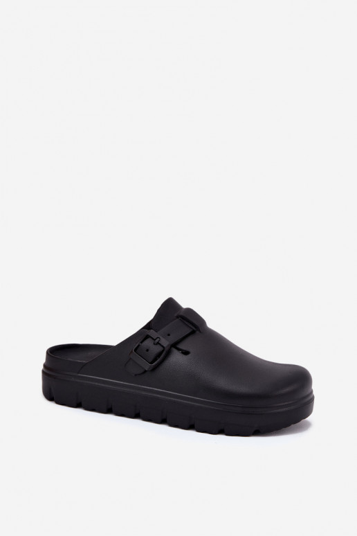 Ľahké papuče Dámske papuče s popruhmi I s prackami čierna Larinie