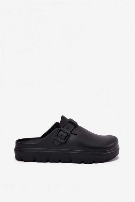 Ľahké papuče Dámske papuče s popruhmi I s prackami čierna Larinie