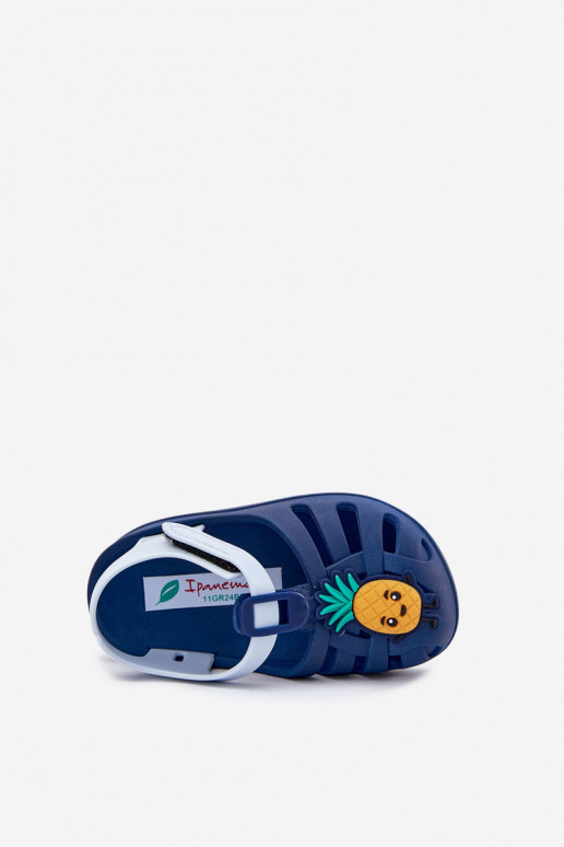 sandále deti s lepiacimi spojkami OInoce 83615 Ipanema Summer XIV Baby tmavomodrá