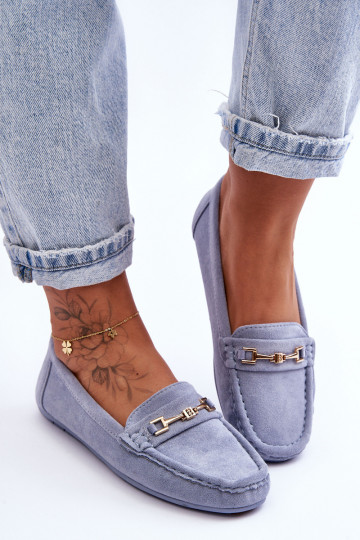 Dámske Klasické semišové mokasíny Modrá Corinell