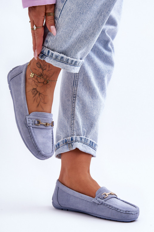 Dámske Klasické semišové mokasíny Modrá Corinell Dámske Klasické semišové mokasíny Modrá Corinell