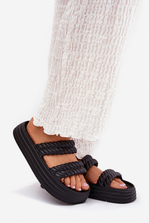 Ľahké dámske šľapky s platformou...