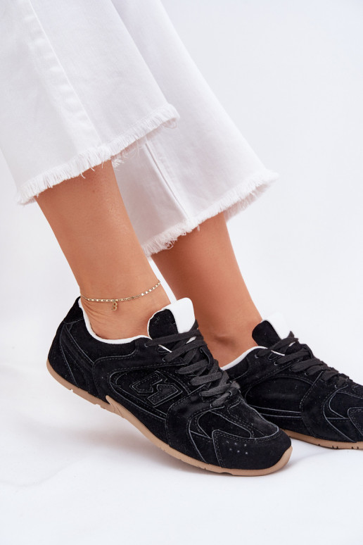 tenisky Dámske Z z eko semišuu čierna Dorella