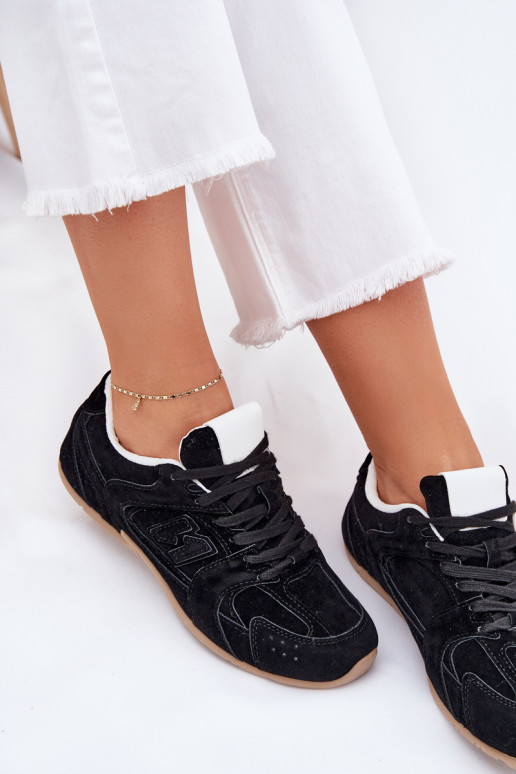 tenisky Dámske Z z eko semišuu čierna Dorella