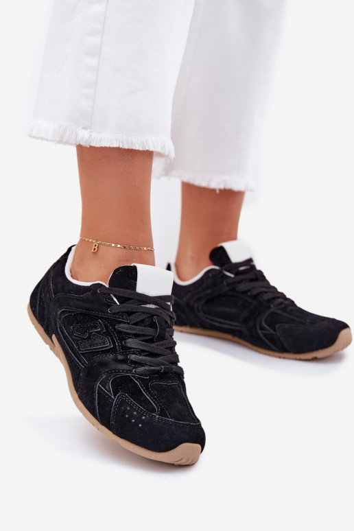 tenisky Dámske Z z eko semišuu čierna Dorella