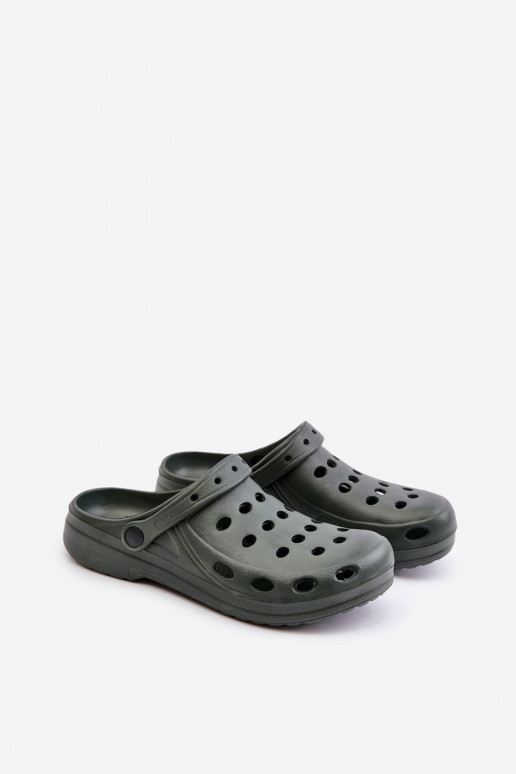 Khaki šľapky pre mužov "Do Ogrodu Basen"