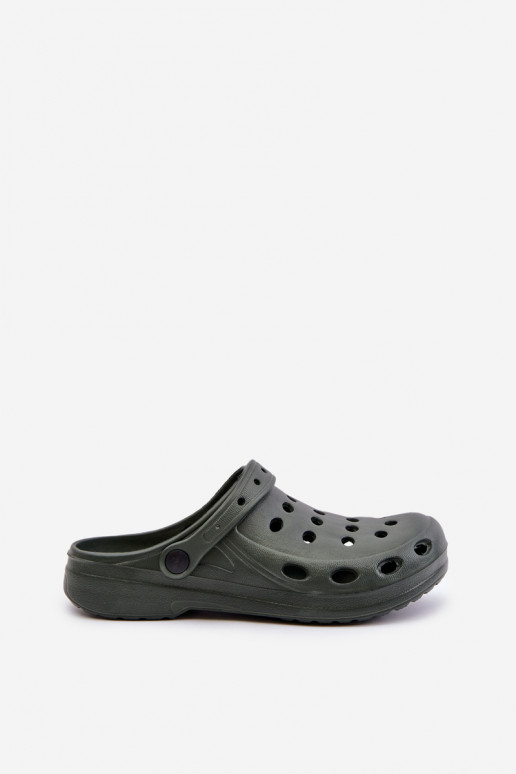 Khaki šľapky pre mužov "Do Ogrodu Basen"