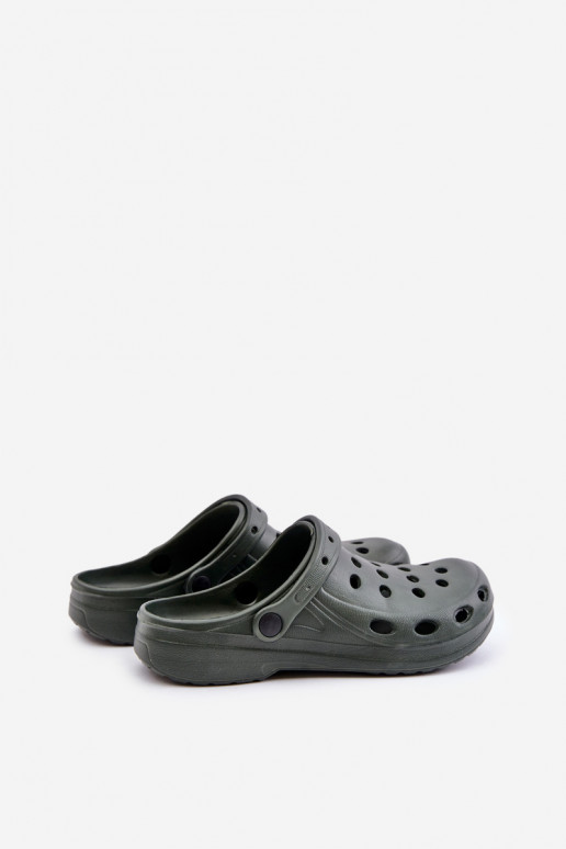 Khaki šľapky pre mužov "Do Ogrodu Basen"